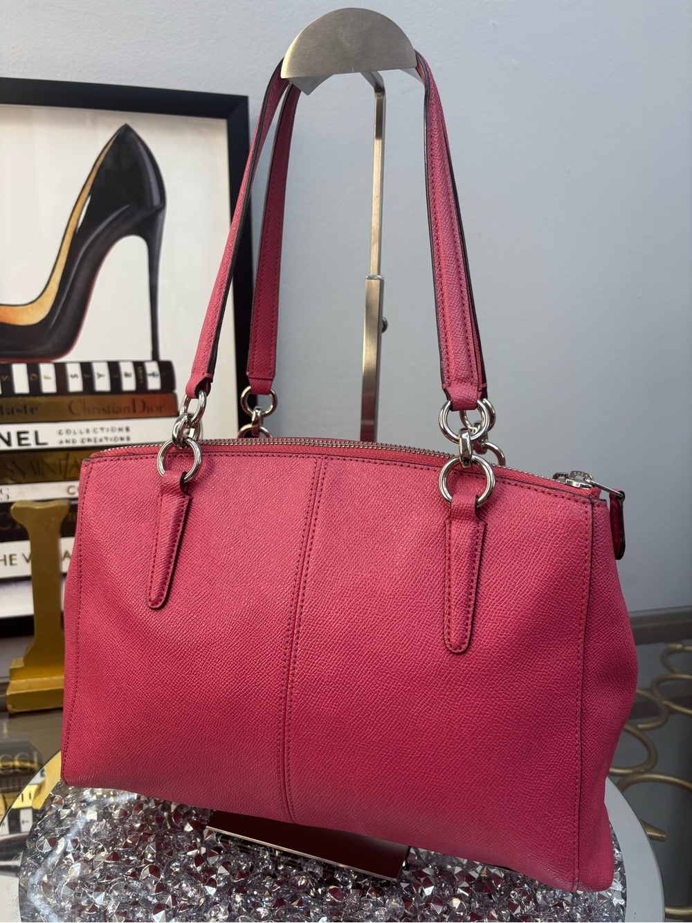 Coach 2016 Christie Carryall in Crossgrain Leather - Picture 4 of 14